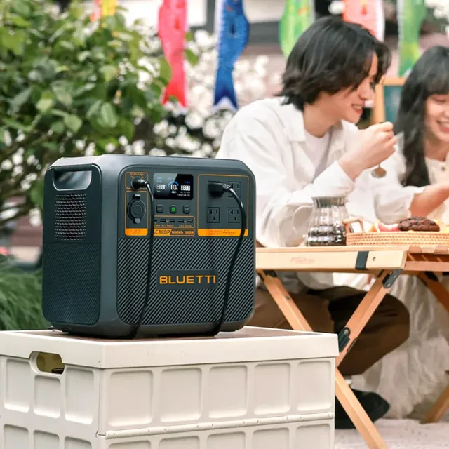 【BLUETTI】1800W 電吉拉儲能電源+200W太陽能板(戶外行動電源／行動電站／移動電源／露營電源)