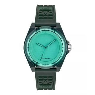 【adidas 愛迪達】Project Four Solar 樹脂錶帶 AOST25527 綠色 41mm