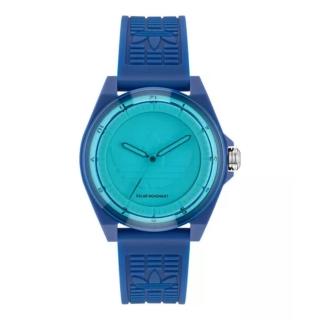 【adidas 愛迪達】Project Four Solar 樹脂錶帶 AOST25528 藍色 41mm