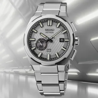 【SEIKO 精工】Astron系列 限量 太空船 鈦 衛星電波腕錶 母親節 禮物 推薦(SSJ037J1/3X62-0AH0N)