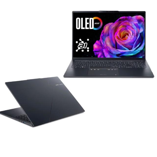 【Acer 宏碁】無線滑鼠組★16吋Ultra 7輕薄AI筆電(Swift Go/SFG16-73-71S0/Ultra 7-255H/32G/512G/W11/OLED