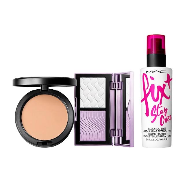 【M.A.C】新品上市 超持妝柔焦定妝組(口袋雙色濾鏡蜜粉餅+超持妝柔焦輕粉餅 12g/雙11限定)