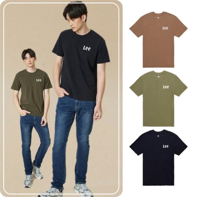【Lee】男裝 短袖T恤 / 左胸小LOGO印花 共3色 標準版型(LB502103)