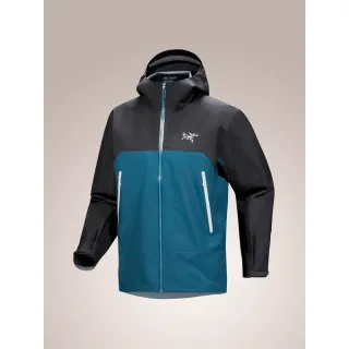 【Arcteryx 始祖鳥官方直營】男 Beta 防水外套(黑綠撞色)
