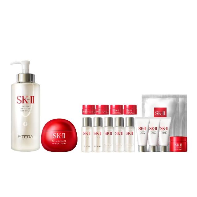 【SK-II官方直營】青春露330ml+肌源賦能煥顏活膚霜100g(加大版/鐵粉必囤/精華王者/臉部保養/新品/大紅球)