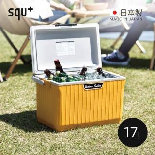 【squ+】Various Cooler日製一按即開手提保冷冰桶-17L-多色可選(攜帶式冰桶/釣魚冰桶/保冰桶)