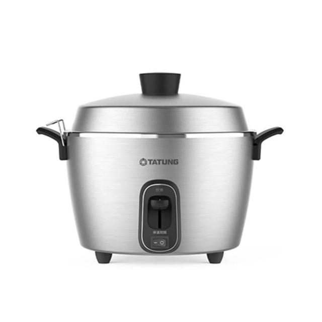 【TATUNG 大同】6人份電鍋-全不鏽鋼配件/異電壓220V/獨立保溫開關(TAC-06R-MMV2L)