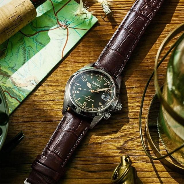 【SEIKO 精工】Alpinist 登山者 三日鍊 200米機械錶 禮物(SPB507J1/6R55-00P0G)