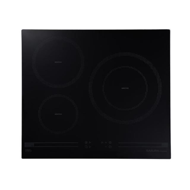 【SAKURA 櫻花】三口觸控滑動式九段IH感應爐(EG2300G 原廠技師到府基本安裝)