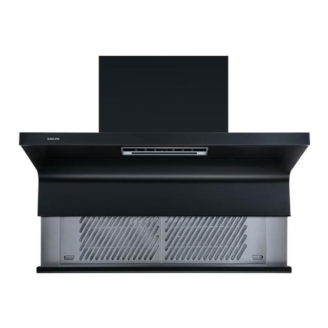 【SAKURA 櫻花】90公分AI風控近吸升降款全隱藏式除油煙機(DR7396H 原廠技師到府基本安裝)