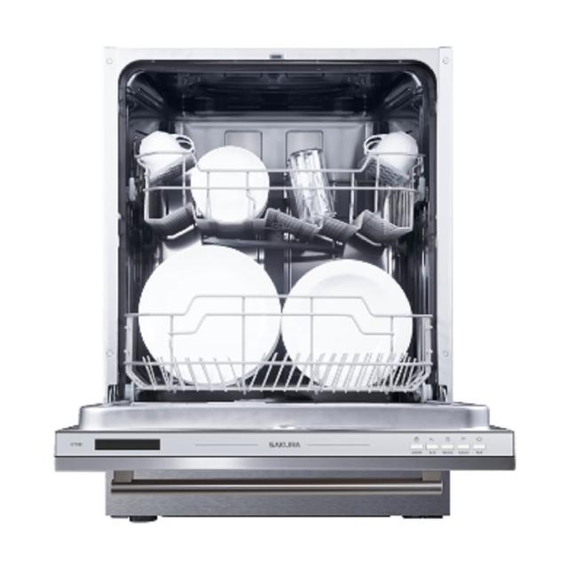 【SAKURA 櫻花】七段洗程全嵌式洗碗機不含門板與踢腳板(E7782 原廠保固服務 基本安裝)