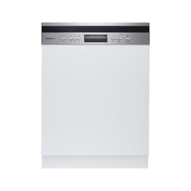 【SAKURA 櫻花】半嵌式自動開門洗碗機不含門板與踢腳板(E7683原廠安裝)