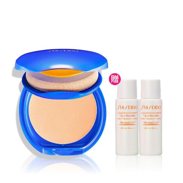 【SHISEIDO 資生堂國際櫃】新艷陽•夏防曬抗汗粉餅(SPF35+ · PA+++/周年慶/雙11/粉餅盒+粉餅蕊)