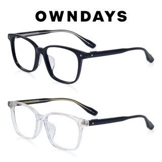 【OWNDAYS】BACK in BLACK系列威林頓膠框眼鏡(OB2016G-5A)