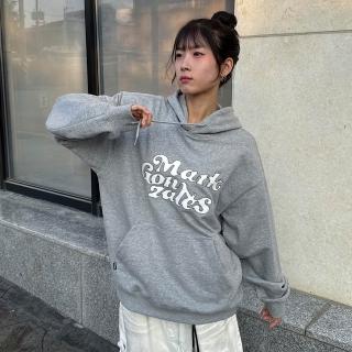 【Mark Gonzales】男女同款 MG LOGO 帽T-灰色