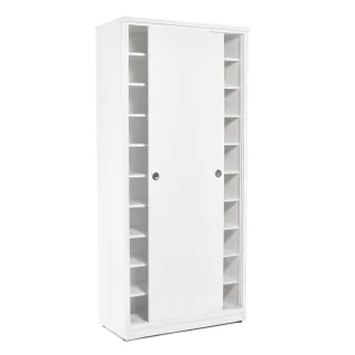 【澄品】塑鋼推門鞋櫃-桃園以北免運 偏遠除外(寬82.5深42高180)