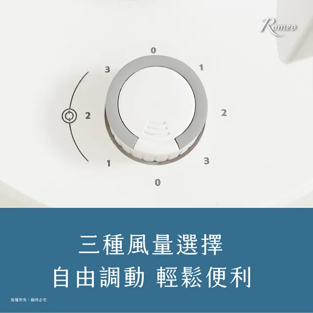 【羅蜜歐】ROMEO 8吋自動擺頭空氣循環扇(CF-0816)