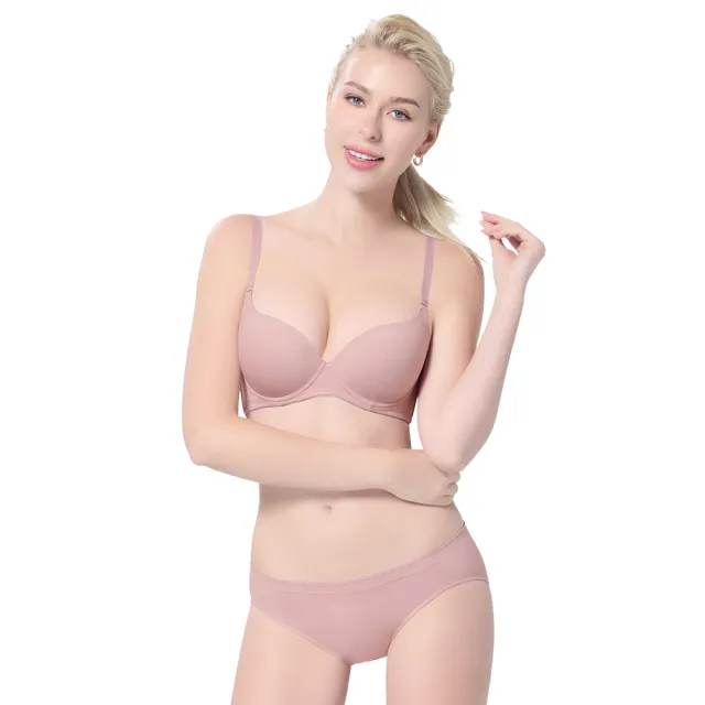 【Swear 思薇爾】無痕美人系列M-XL素面低腰三角女內褲(絲絹膚)