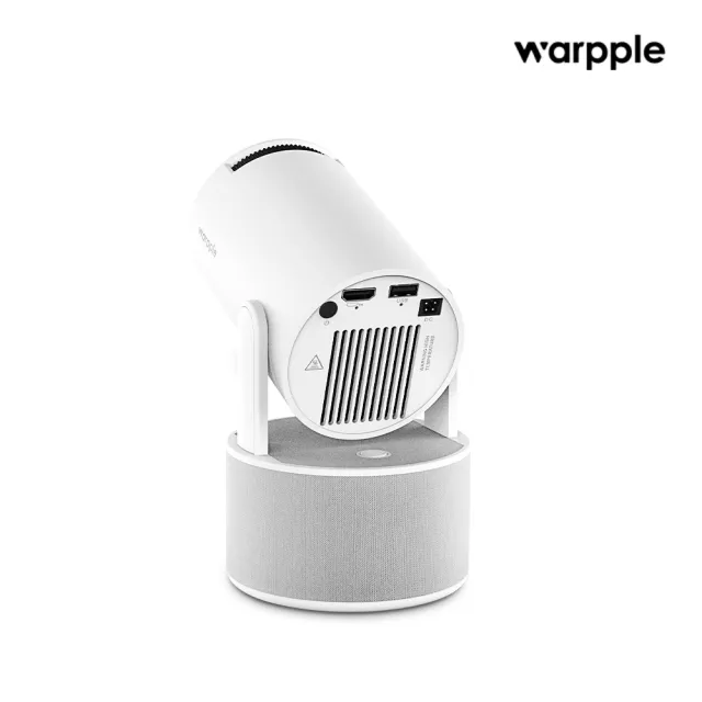 【Warpple】短焦智慧投影機 LA6(支援4K解碼/20W獨立音響/雙麥K歌系統/靈動雲台)