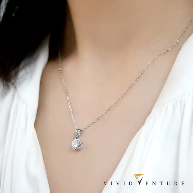 【Vividventure 亞帝芬奇】雙11精選 鉑金 GIA 50分 FSI1 3EX 八心八箭 天然鑽石 真鑽 項鍊 璀璨光曜