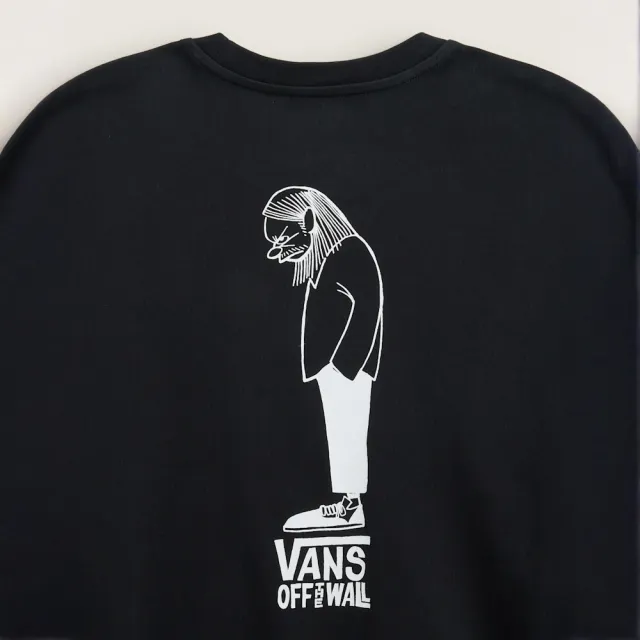 【VANS】官方旗艦 Artist Collection - Hanai 黑色長袖T恤