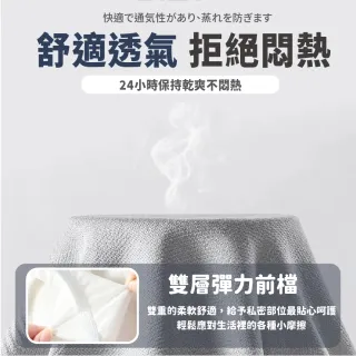 【Finger Pop 指選好物】男士日拋內褲-6XL(免洗四角褲 紙內褲 拋棄式內褲純棉 獨立包裝)