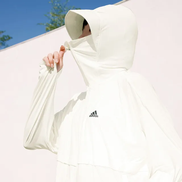 【adidas 愛迪達】防曬連帽外套 抗 UV 女 IT2487