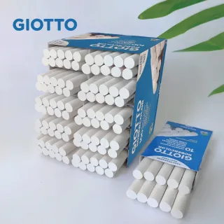 【GIOTTO】無毒環保粉筆-校園白色100入(抗敏感 少灰 安全)