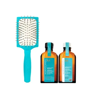 【摩洛哥優油】小資組｜優油50ml+優油迷你板梳 兩款可選(護髮油/氣墊梳/公司貨)
