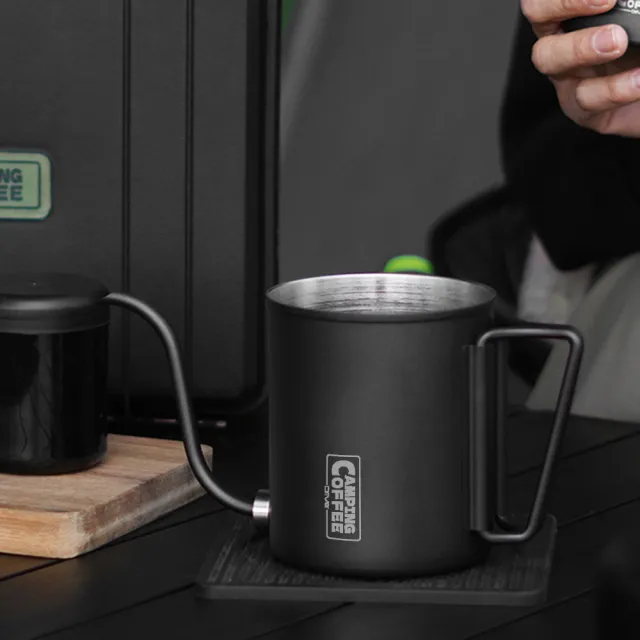 【Driver】戶外手沖壺-600ml(手沖壺 咖啡壺 不鏽鋼杯 咖啡器具 手沖咖啡 露營用品)
