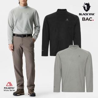 【BLACKYAK】男 POLARTEC小高領長袖上衣(二色可選)BYEB2MC702(秋冬 運動 小高領 刷毛 保暖衣 底層衣 男款)