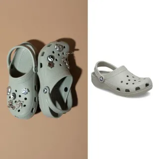 【Crocs官方直營】中性鞋 經典克駱格 洞洞鞋 大象灰色(10001-1LM)