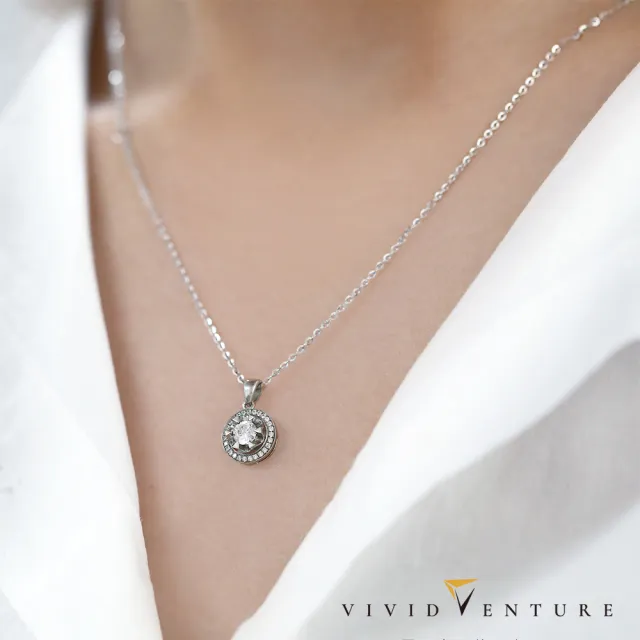 【Vividventure 亞帝芬奇】GIA 30分 DI1 3VG 八心八箭 天然鑽石 真鑽 項鍊 訴說愛(14K金台+14K金鍊)