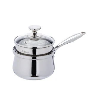 【CookPower 鍋寶】不鏽鋼蒸煮萬用鍋18cm附蓋(IH/電磁爐適用)