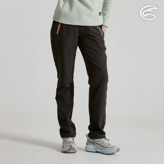 【ADISI】女彈性撥水透氣恆溫快乾機能長褲 AP2521047 雲灰(魚鱗褲 防潑水 磨毛保暖 快乾)