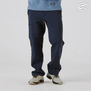 【ADISI】男Softshell撥水休閒輕量保暖長褲 AP2521018 子夜藍(軟殼 刷毛 搖粒絨 防潑水 超撥水)