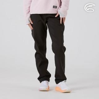 【ADISI】女Softshell撥水機能輕量保暖長褲 AP2521019 太空黑(軟殼 刷毛 搖粒絨 防潑水 超撥水)