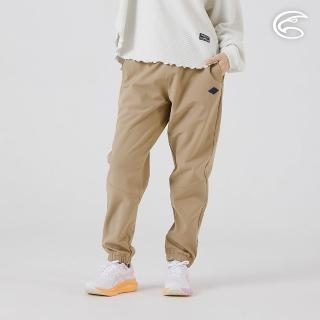 【ADISI】女Softshell透氣修身保暖束口褲 AP2521086 深卡色(刷毛 搖粒絨 防潑水 保暖長褲)