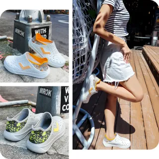 【PONY】ENJOY輕量洞洞鞋 可踩式腳後跟 中性款 男 女鞋(星球迷霧/美漫/萬聖節)