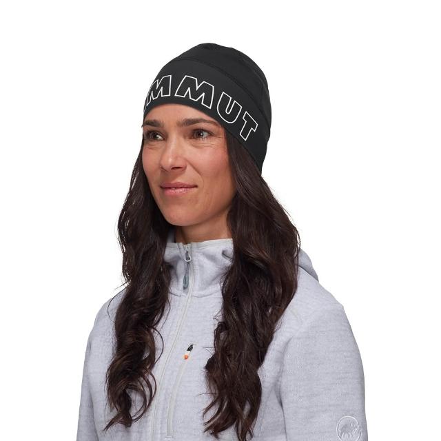 【Mammut 長毛象】Aenergy Beanie 輕量彈性吸濕快乾豆豆帽 黑色 #1191-01850