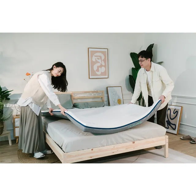 【日日居】雙層舒眠床墊 120x200cm 高10cm(IKEA規格)