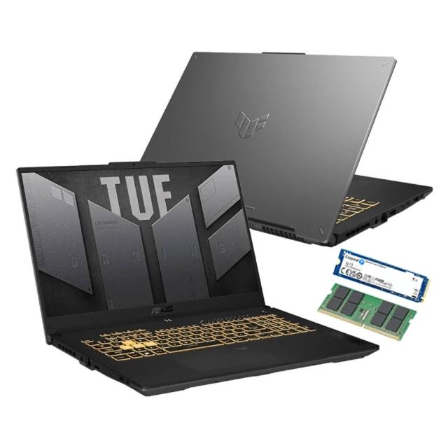 【ASUS 華碩】升級16G+1TB組★17.3吋Core5 RTX3050電競筆電(FX707VJ-0022A210H/Core5-210H/16G/512G/W11)
