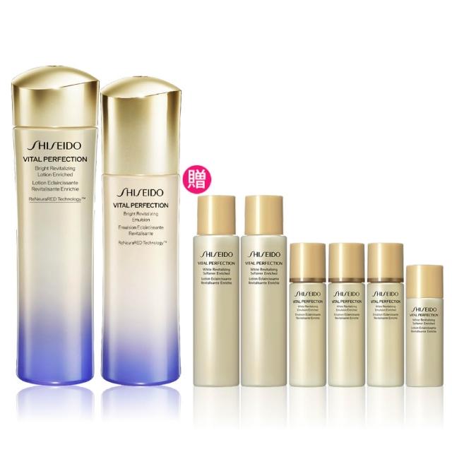 【SHISEIDO 資生堂國際櫃】激抗痕緊緻水乳澎湃組(周年慶/雙11/精華水/化妝水/乳液/保濕)