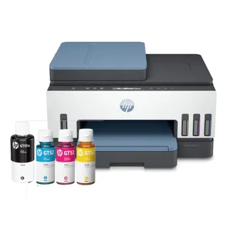 【HP 惠普】官方直營 搭1組1黑3彩墨水★Smart Tank 755 Wifi連續供墨複合機(28B72A)