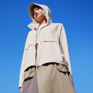 【adidas 愛迪達】防曬連帽外套 抗 UV 女 JI7597