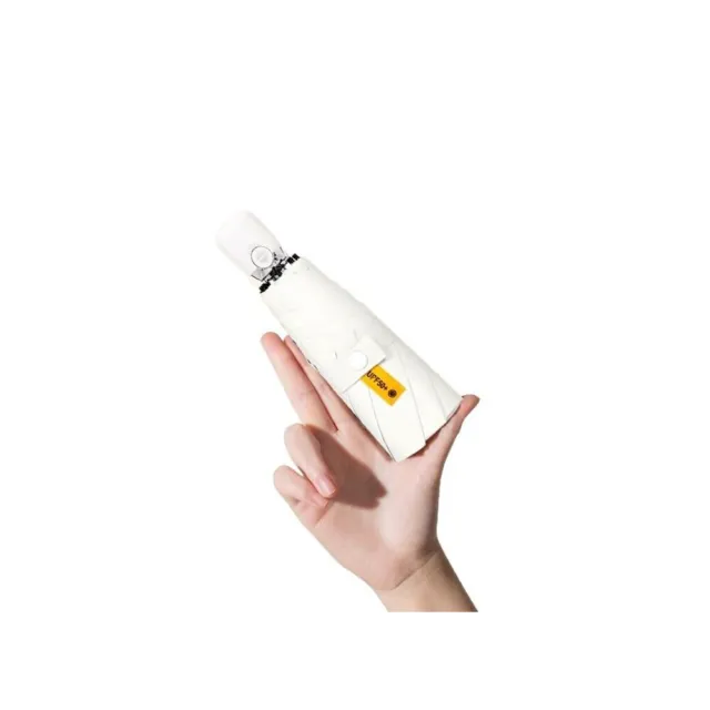 【TWBUY 台灣好購】五折迷你自動傘 折疊黑膠晴雨傘 兩用迷你便攜(小巧晴雨二用自動折傘)