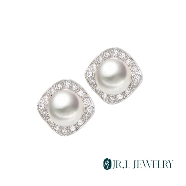【JR.L金瑞利珠寶】年終慶 天然珍珠 2.5-8MM 純銀925珍珠耳環(貼耳式系列C)