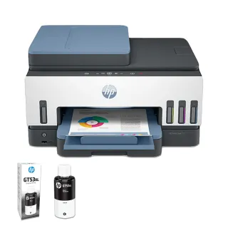 【HP 惠普】官方直營 搭1大容量黑墨GT53XL★Smart Tank 795 Wifi連續供墨傳真複合機(28B96A)