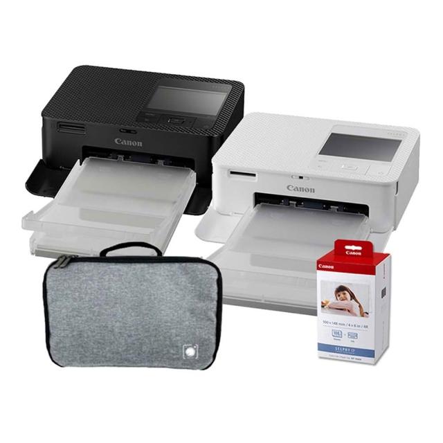 【Canon】SELPHY CP1500 熱昇華印相機｜共162張專用相紙+收納包(公司貨)
