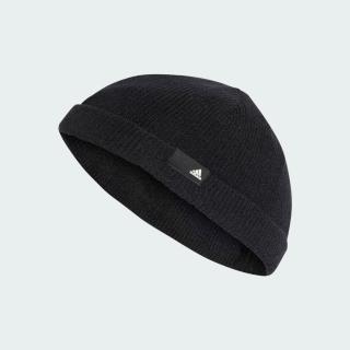 【adidas 愛迪達】愛迪達 Fisherman 毛帽 針織帽 保暖 舒適 黑(IT4632)